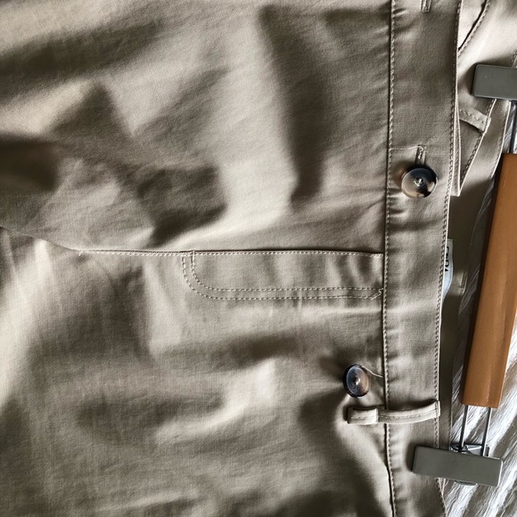 Zara asymmetrical chino pants. Sz M - Picture 7 of 8